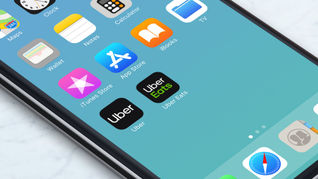 Uber, Uber Eats, apps, phone, smartphone, screen, display
