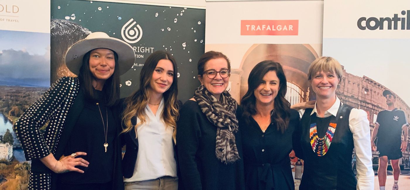 Image: Female Travel Trailblazers: Sarain Fox, Nadine Sykora, Patricia Schultz, Ami Vitale, and Roxanne Joyal (Female Travel Trailblazers: Sarain Fox, Nadine Sykora, Patricia Schultz, Ami Vitale, and Roxanne Joy)