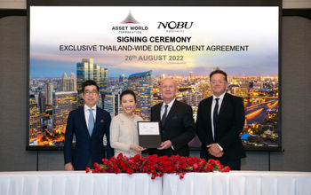 Nobu Hospitality, Thailand, development, agreement, partnership, AWC, Asset World Corp Public Company Limited
