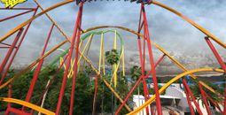 Wonder Woman Flight of Courage at Six Flags Magic Mountain.