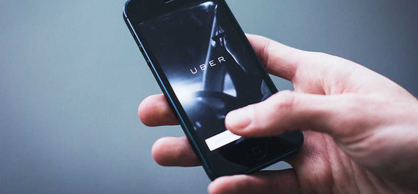 Image: PHOTO: Uber App on smartphone. (photo via Flickr/freestocks.org)