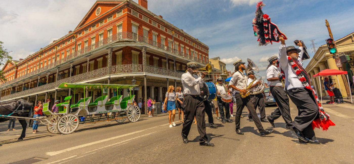 Image: (Courtesy of New Orleans & Company) (Photo Credit: Second Line 4)