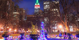 Christmas in New York City. 