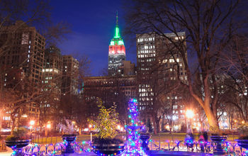 Christmas in New York City. 