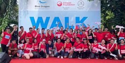 The Intrepid Foundation's Blue Dragon Marathon participants