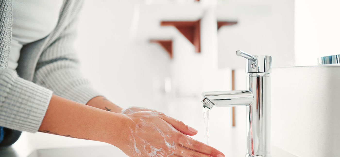 Image: PHOTO: Washing hands is a great way to prevent spreading germs. (Photo courtesy Jay Yuno/E+)