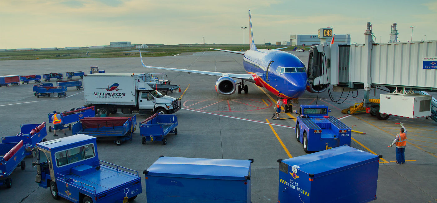 Image: PHOTO: Southwest flight at Denver International Airport. (photo via Flickr / Stuart Seeger)