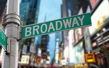 NYC Broadway sign, New York City, 