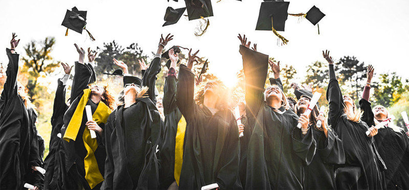 Image: College graduates. (photo via The Hertz Corporation Media)