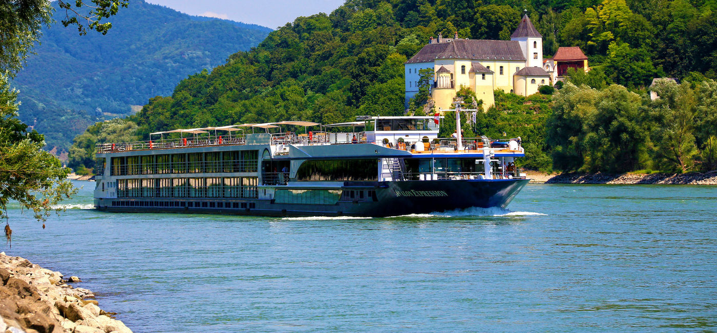 Image: Avalon Expression on the Danube. (photo via Avalon Waterways) (Globus Family of Brands)