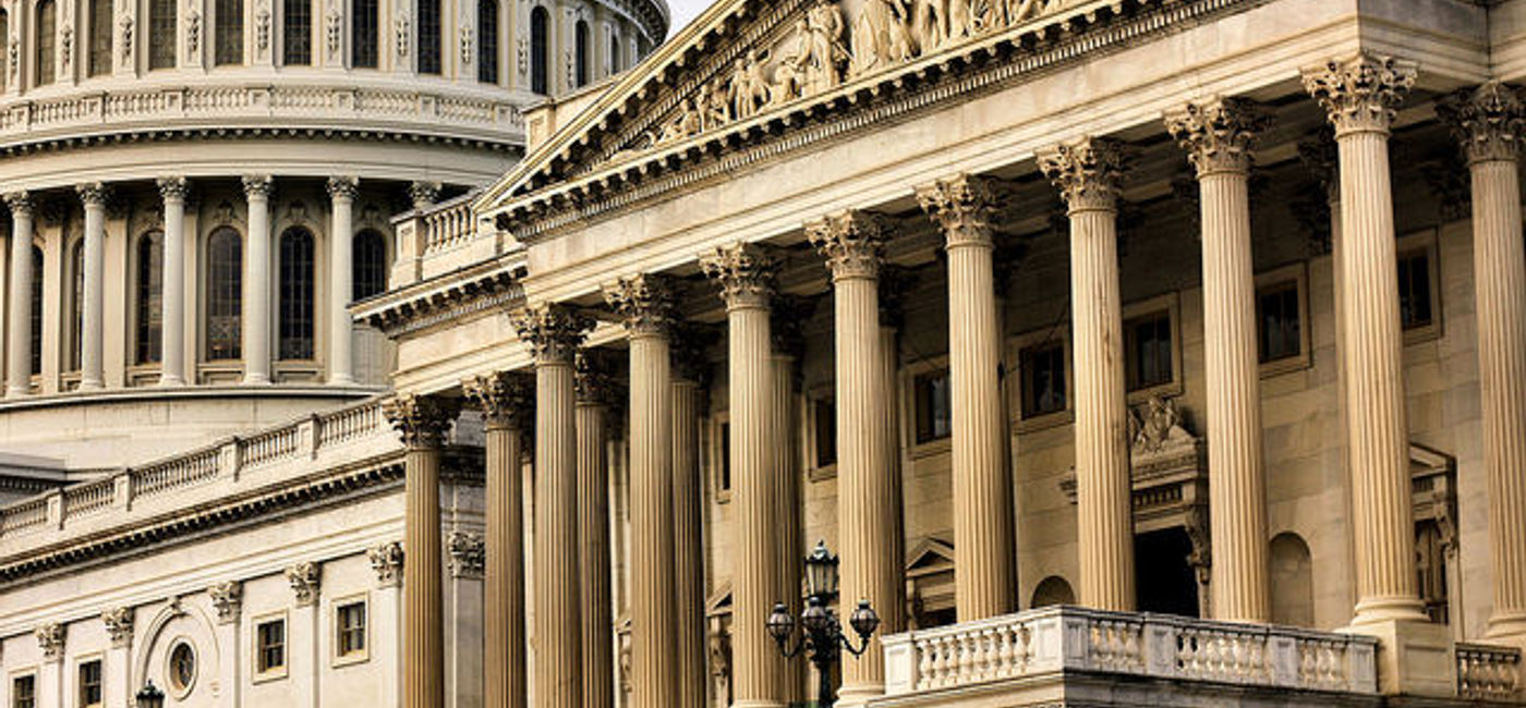 Image: PHOTO: East front of the U.S. Capitol from the Senate wing, Washington DC. (photo via Flickr/Phil Roeder)