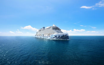 a rendering of the Norwegian Prima, due out in summer 2022.