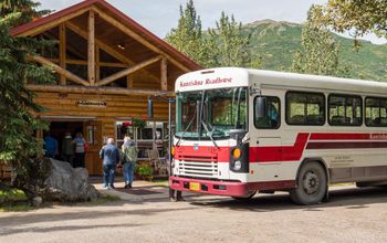 Bus at Kantishna Roadhouse