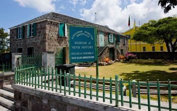 Alexander Hamilton home and museum, Nevis.
