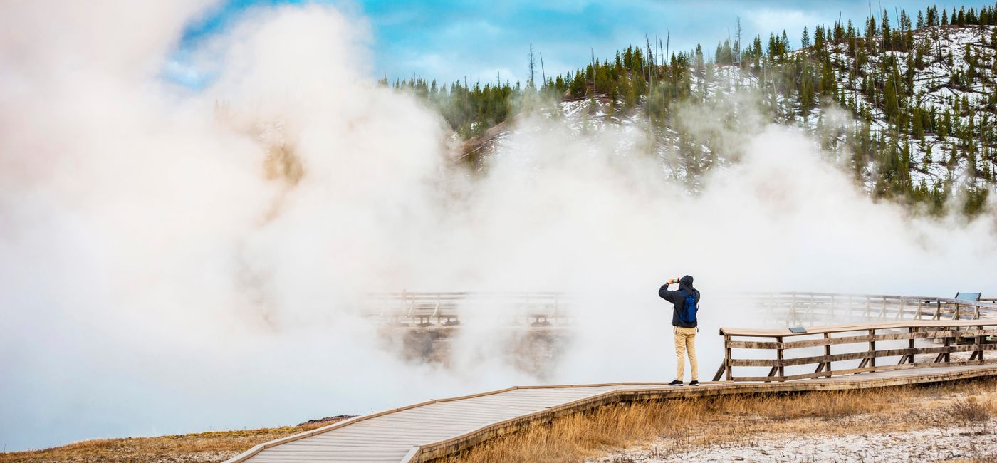 Image: PHOTO: Yellowstone National Park. (photo via aphotostory/iStock/Getty Images Plus) (Photo Credit: aphotostory / iStock / Getty Images Plus)