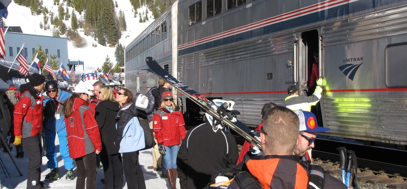 Image: Amtrak's Winter Park Express. (photo via Amtrak Media)