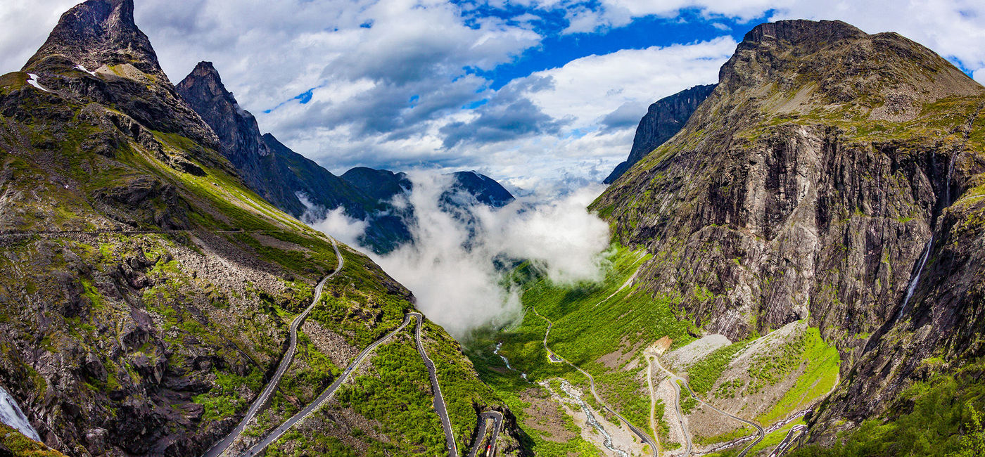 Image: PHOTO: Trollstigen Road, Norway. (photo via cookelma/iStock/Getty Images Plus)