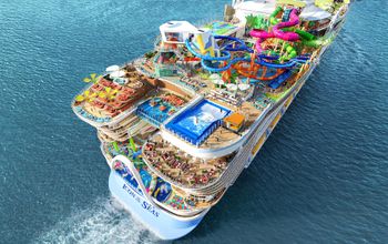 Rendering of Royal Caribbean's Icon of the Seas