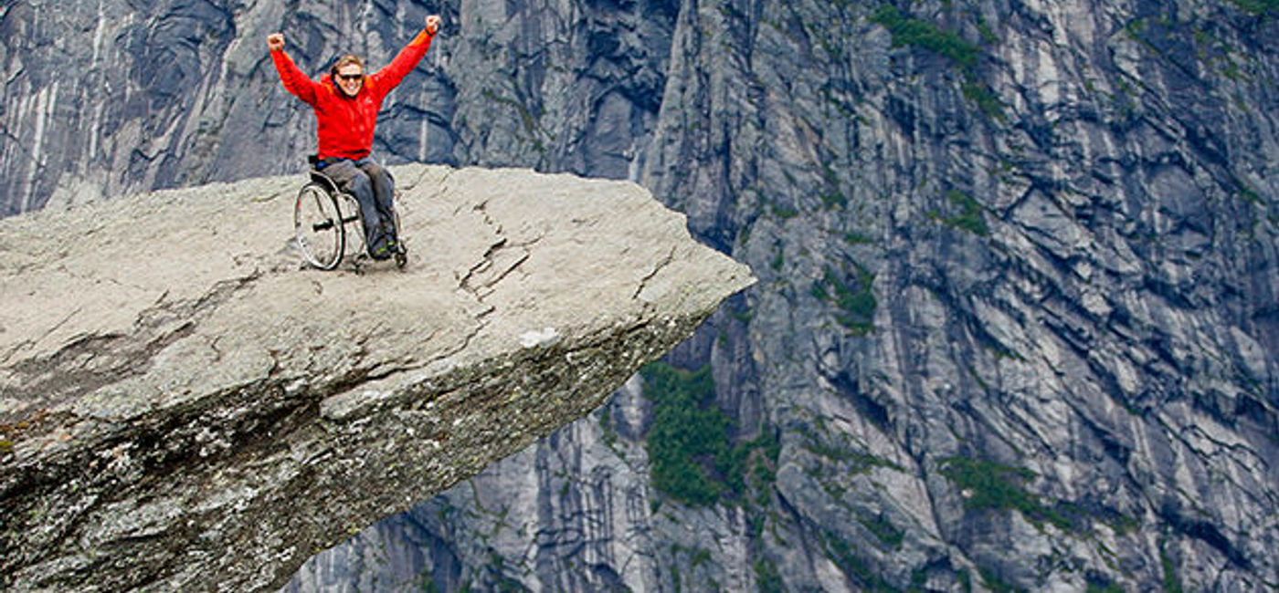 Image: PHOTO: Aron Anderson at Trolltunga (photo courtesy of Aron Anderson)