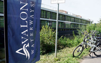 The fleet of bicycles available on Avalon Waterways' Avalon Visionary
