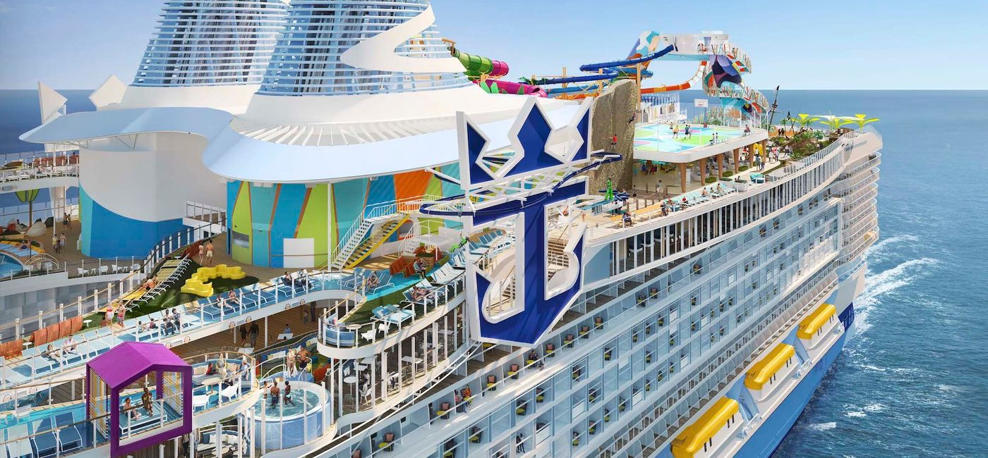 Image: Rendering of Royal Caribbean's Icon of the Seas. (photo courtesy of Royal Caribbean International)