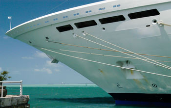 Cruise ship at the pier.