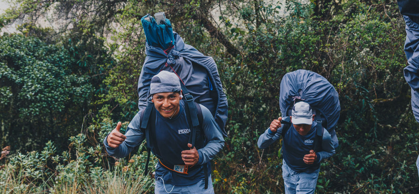 Image: PHOTO: Intrepid porters, Inca Trail, Peru (Courtesy Intrepid)