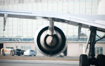 Jet engine rear