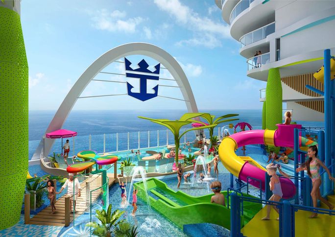 Icon of the Seas' Surfside neighborhood Royal Caribbean International, Icon of the Seas, Surfside