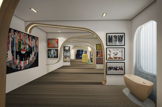 Celebrity Cruises, art gallery, Celebrity Ascent