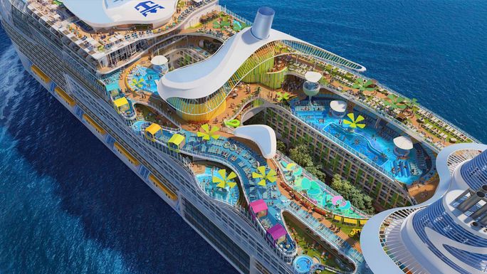 The all-new Chill Island on Icon of the Seas Icon of the Seas, Chill Island, Royal Caribbean