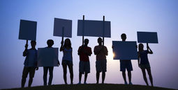 Protest, strike