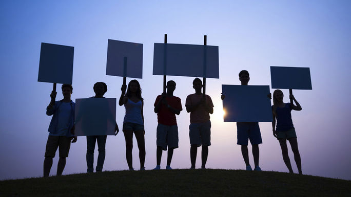Protest, strike Protest, strike