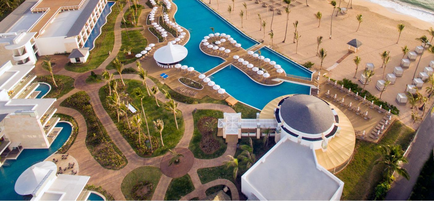 Image: PHOTO: Aerial view of Nickelodeon Hotels & Resorts Punta Cana in the Dominican Republic. (photo via  Nickelodeon Hotels & Resorts Punta Cana)