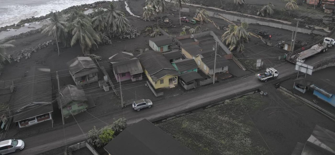Image: Volcanic ash on the island of St. Vincent. (Kirk Morris Photo via St. Vincent Tourism)