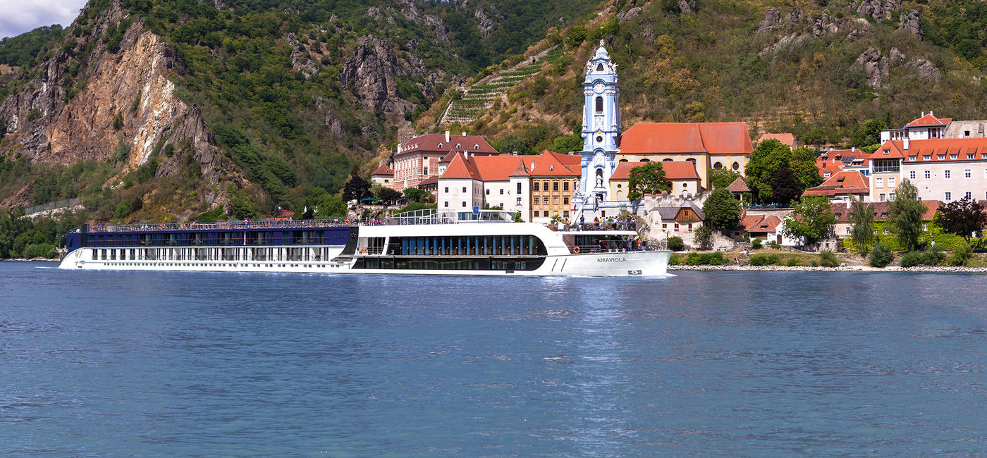 Image: Exterior of the AmaViola ship. (photo via AmaWaterways) ((photo via AmaWaterways))