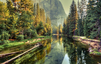 Yosemite Valley Landscape.