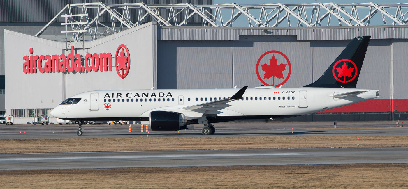 Image: Air Canada Airbus A220. (PHOTO: courtoisie d'Air Canada)