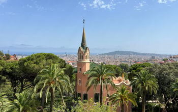 View of Barcelona as viewed from Park Guell.