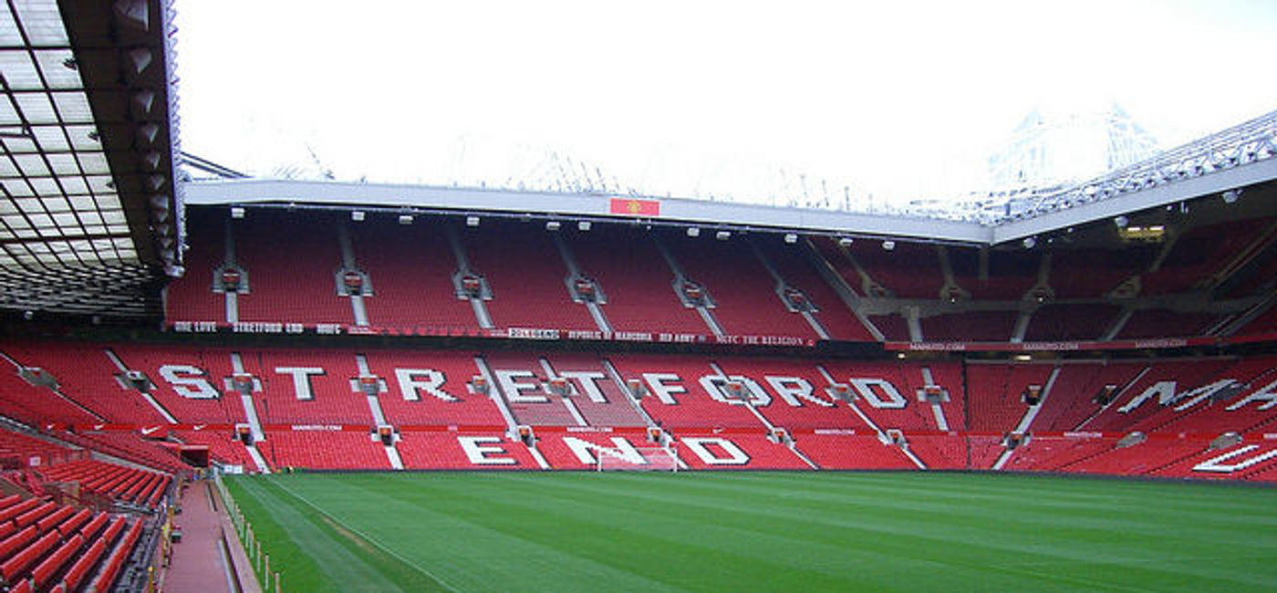 Image: PHOTO: A visit to Old Trafford is a must on any trip to Manchester, England. And now you can go there year-round with Thomas Cook Airline. (photo via Flickr/Sean MacEntee) 