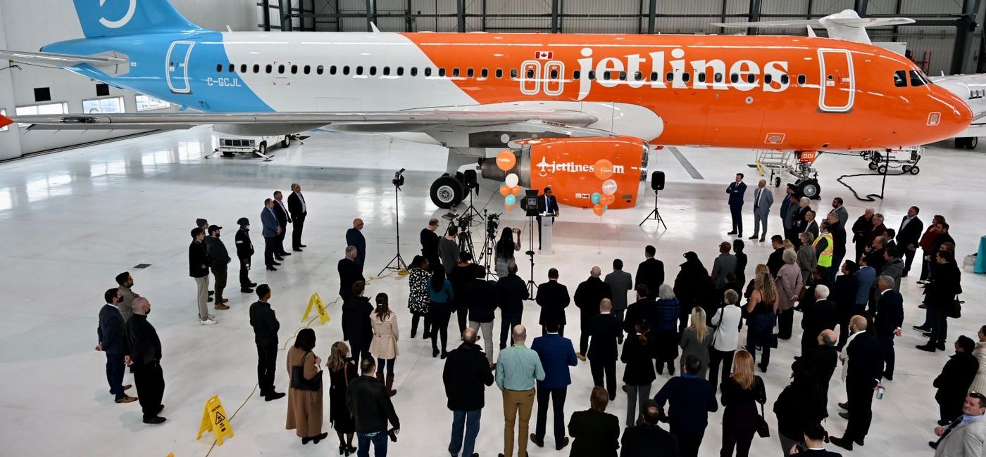 Image: Canada Jetlines is expecting to receive its third A320 by July. (Canada Jetlines first airline)
