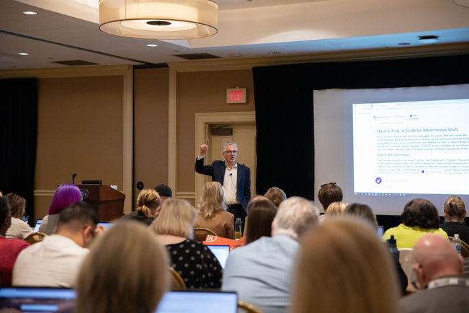 The EDGE conference offered 200 educational workshops. The EDGE conference offered 200 educational workshops.