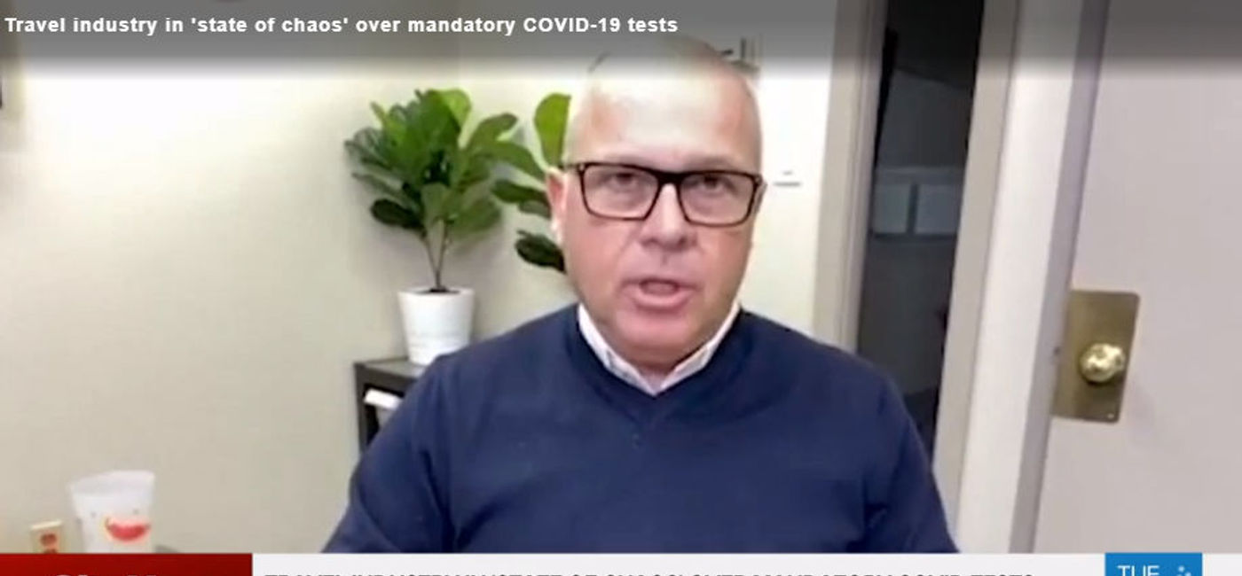 Image: John Kirk speaks to the effects mandatory covid test requirements are having on our industry (PHOTO: CityNews)