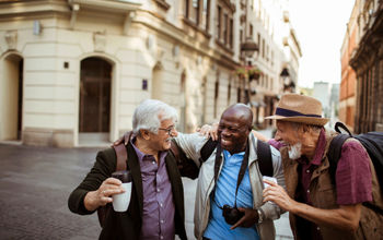 Senior tourists