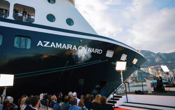 Azamara Onward christening in Monte Carlo May 2, 2022