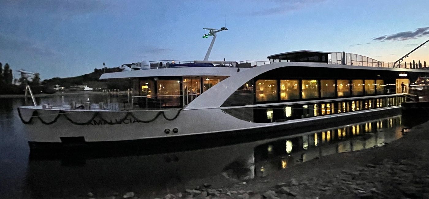 Image: The freshly christened AmaLucia. (Bruce Parkinson)