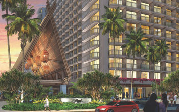 Outrigger Reef Waikiki Beach Resort's revitalized entrance.