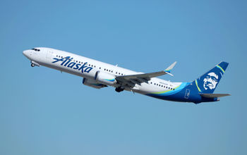 Alaska Airlines Boeing 737 Max 9 at takeoff