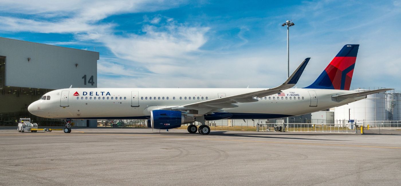 Image: PHOTO: Delta's first A321 assembled at Airbus' Alabama facility. (photo via Delta Air Lines)