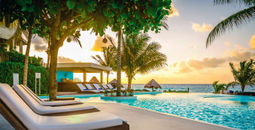The pool at the Beachfront by the Fives Hotels